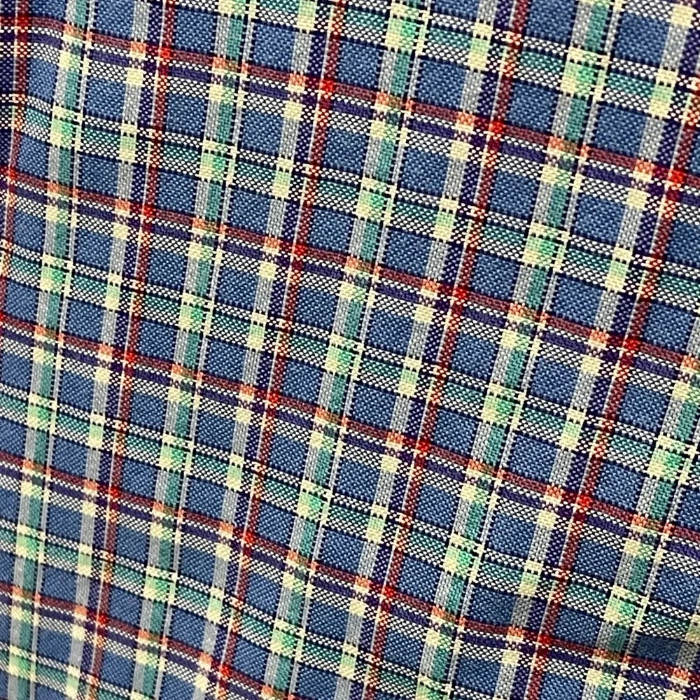 Polo Ralph Lauren Men's Large Classic-Fit Multi Color Plaid Oxford Multicolor